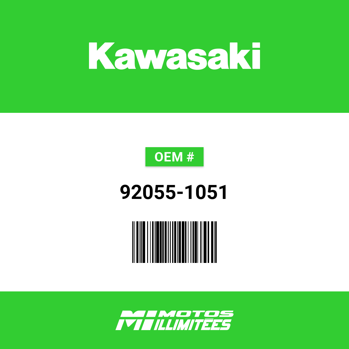 Kawasaki Ring-O Fork Top Cap - 92055-1051 | FortNine