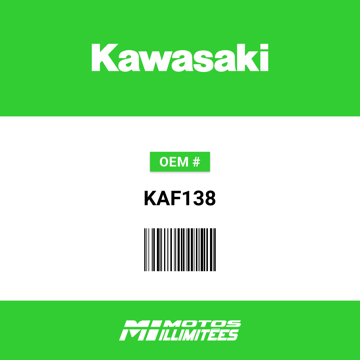 Kawasaki 2 Inch Hitch Ball Mount - KAF138 | FortNine
