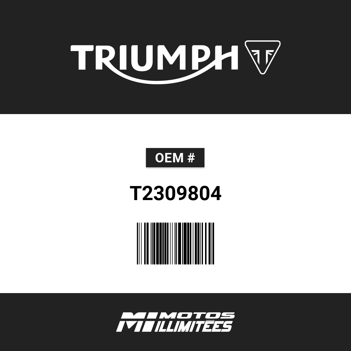 Triumph Push Latch - T2309804 | FortNine