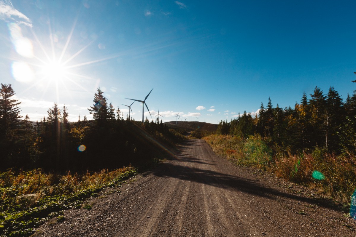 Murdochville is finding new life in fresh air. Of the ten major wind farms in Quebec, eight of them are on the Gaspé peninsula.
