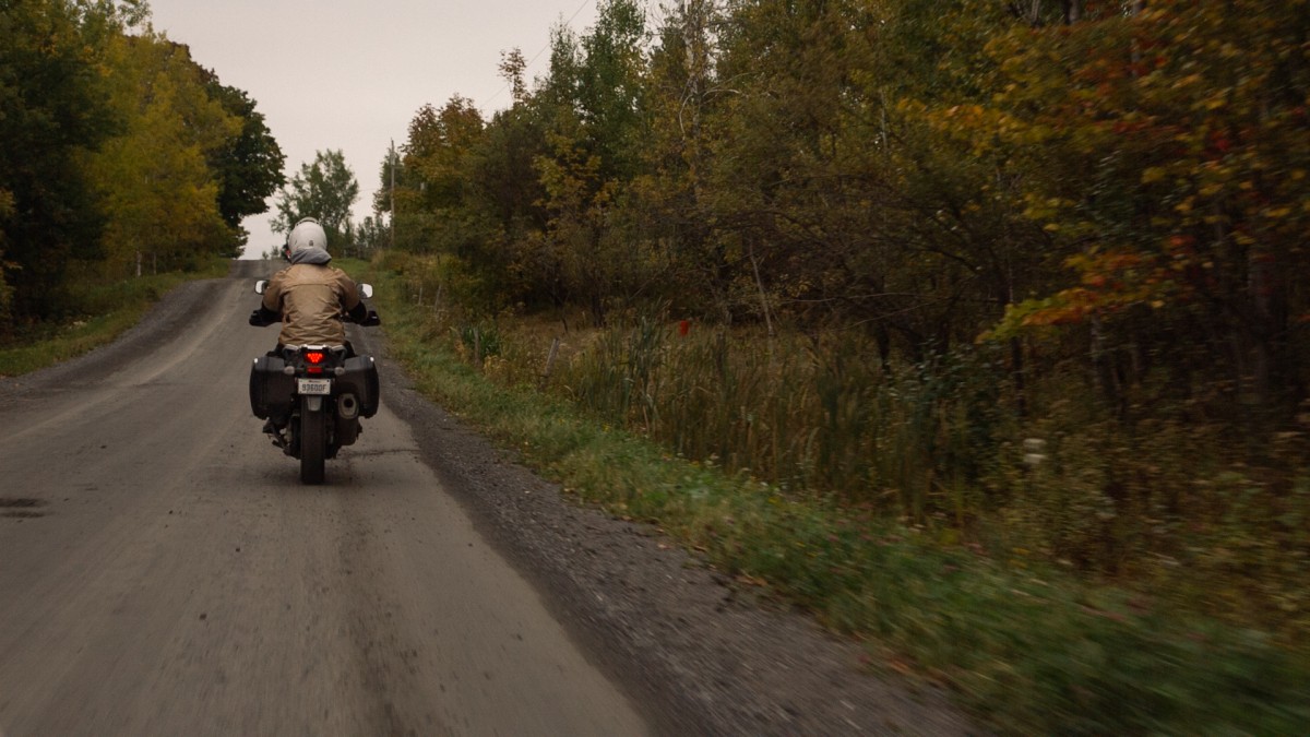 Heading towards Laiterie de Coaticook.